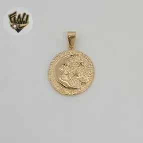 (1-2377-2) Gold Laminate - Medal Pendant - BGF