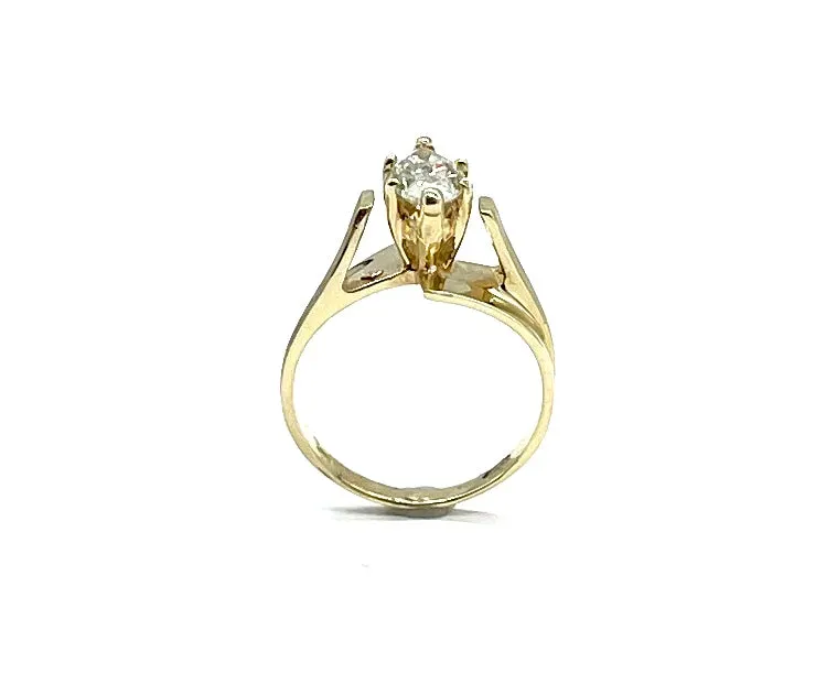 1.1 Carat Diamond Marquis Ring