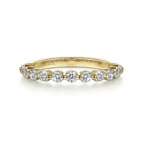 14K Y Gold .80ctw G/SI2 Diamond Band