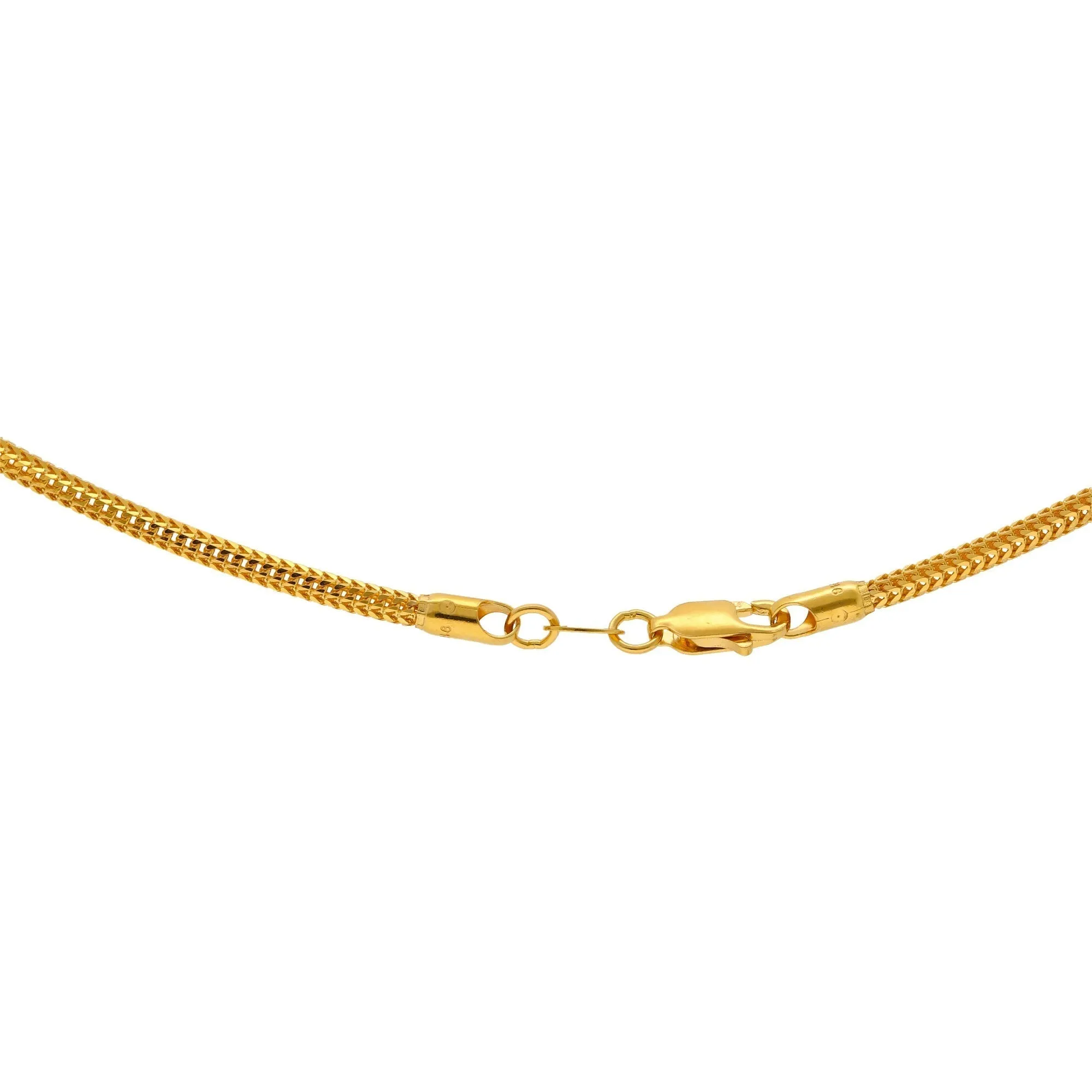 22K Yellow Gold 18 inches Chain(9.8 gm)