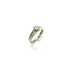 3/4 CTW Round Diamond W/ Diamond Accent