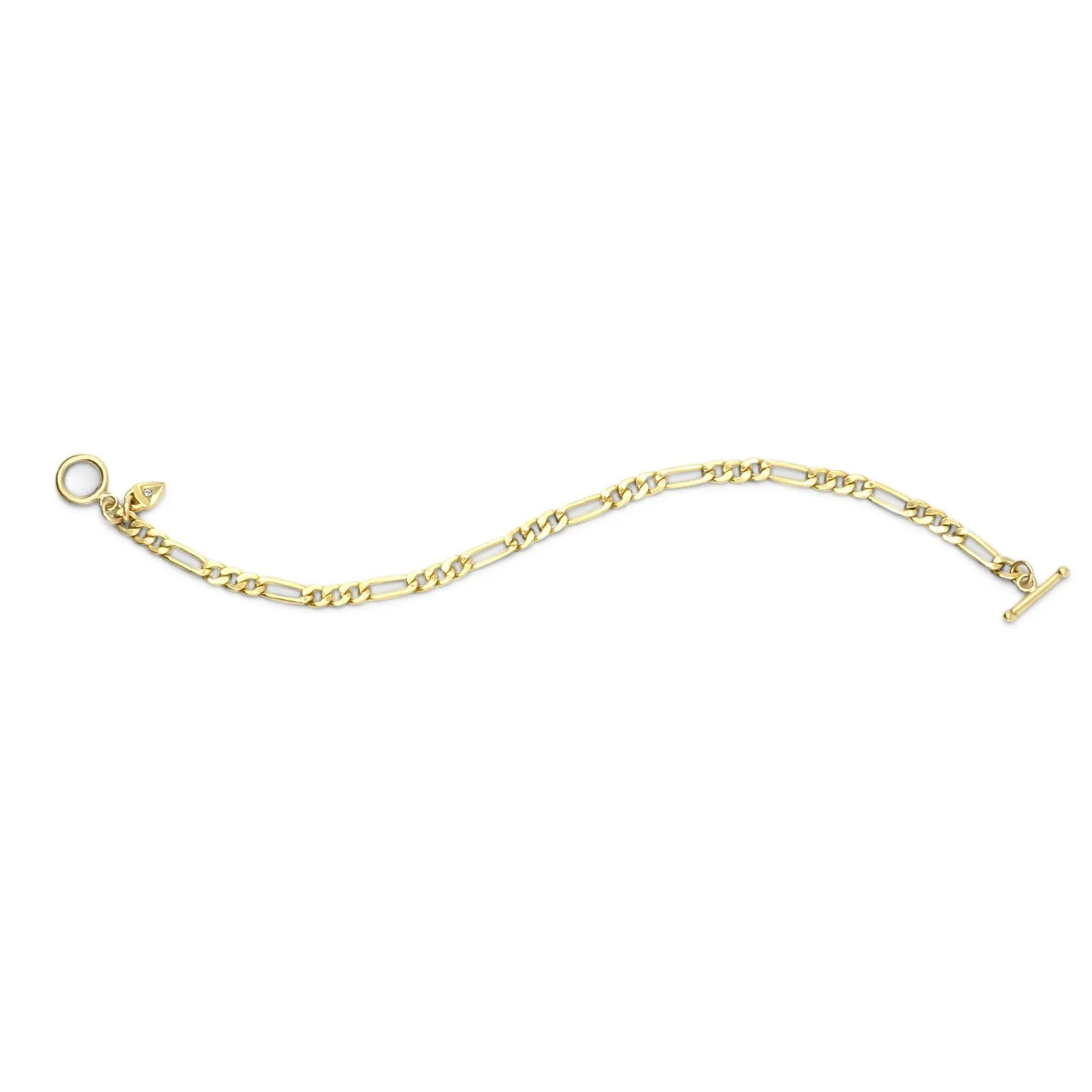 3.5mm Gold Filled Figaro Chain Bracelet