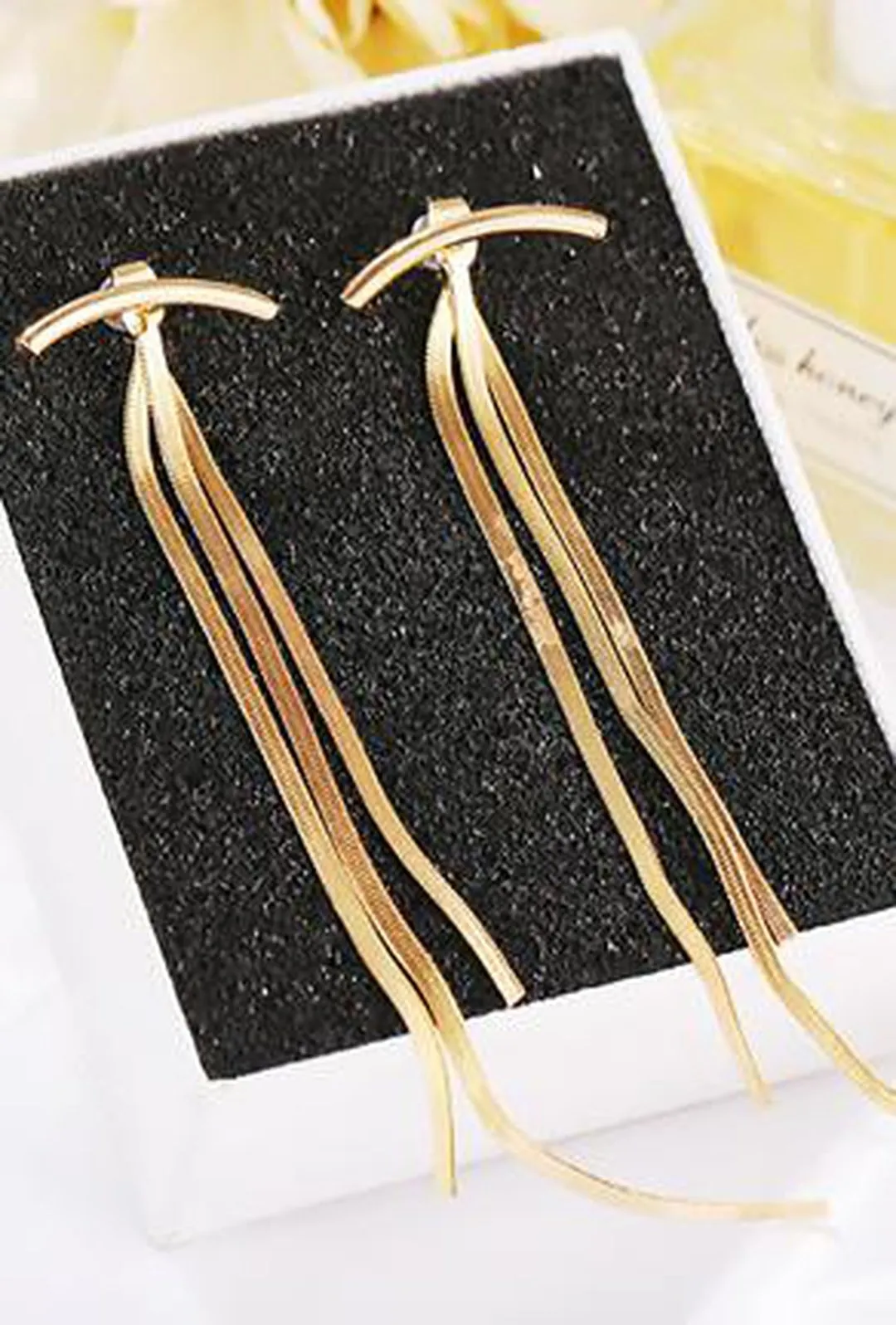 ALAYA - CHAIN DROP EARRING