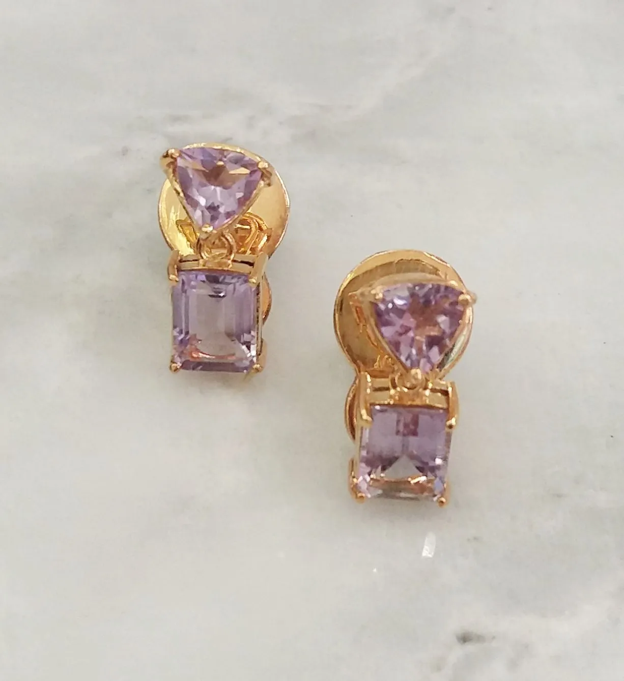 Amethyst Separates Earrings