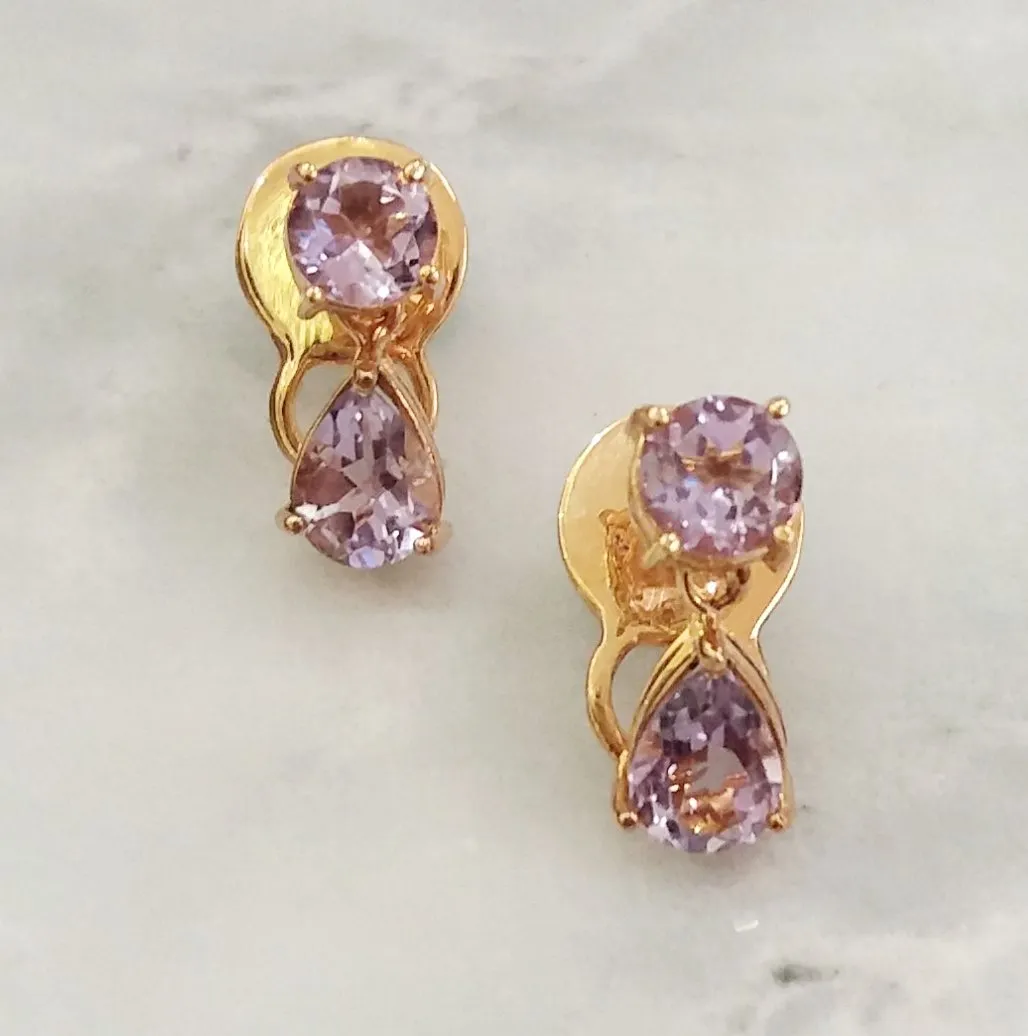 Amethyst Separates Earrings