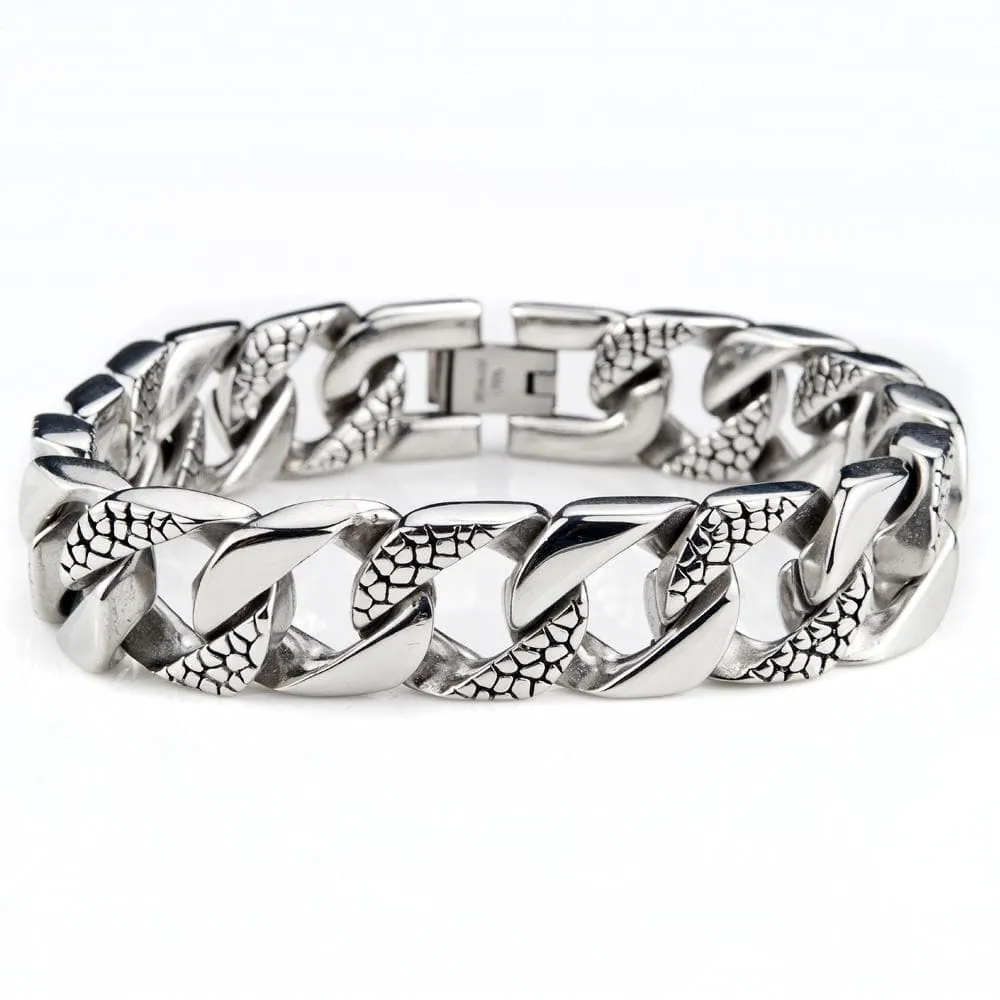 Anaconda Men's Textured Bracelet