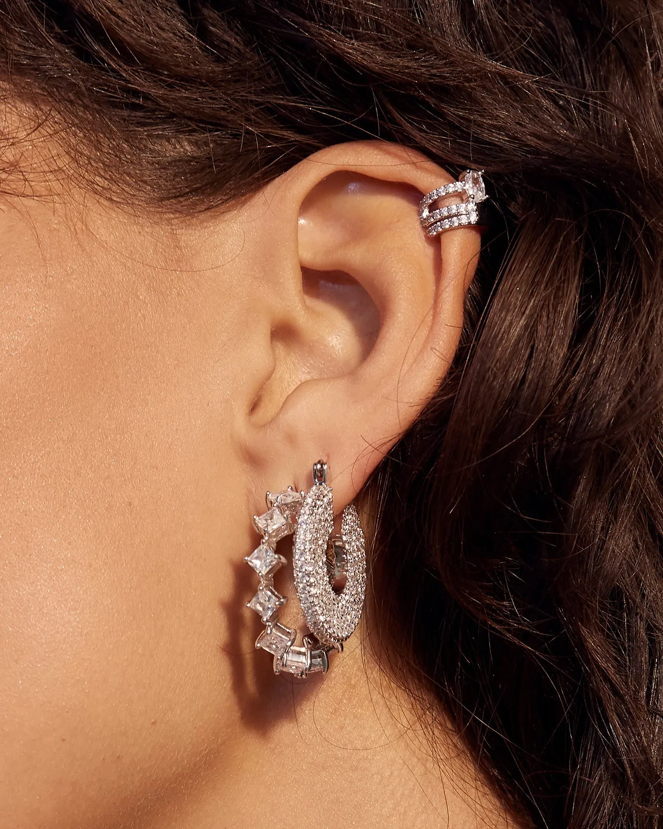 Ballier Ear Cuff- Silver