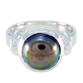 Bewitching Gemstones Pearl 925 Sterling Silver Ring Dance Jewelry