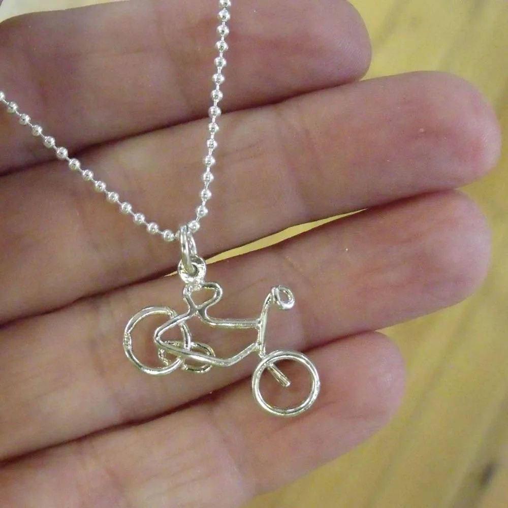 bicycle necklace