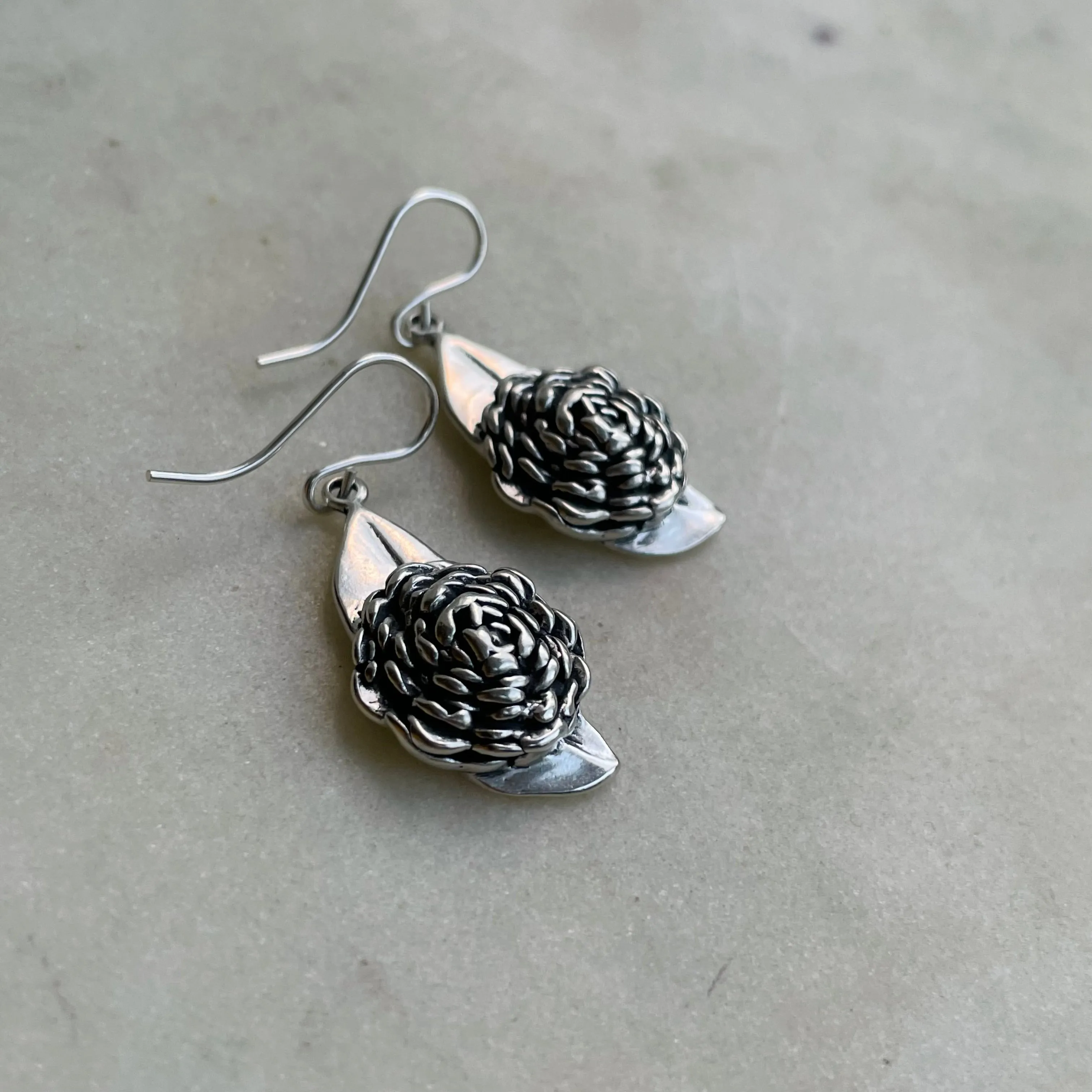 CAMELLIA EARRINGS