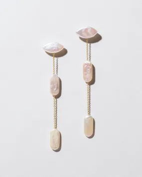 Candy Bar Pearl Drop Earrings