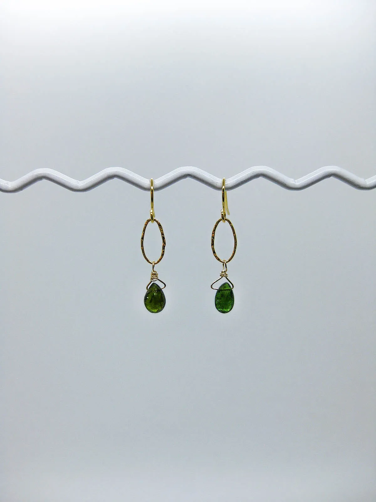 Chrysanthe: Tourmaline Earrings - e535