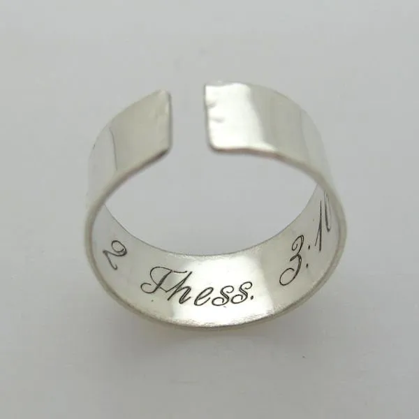 Couple Personalized Rings for Her and for Him