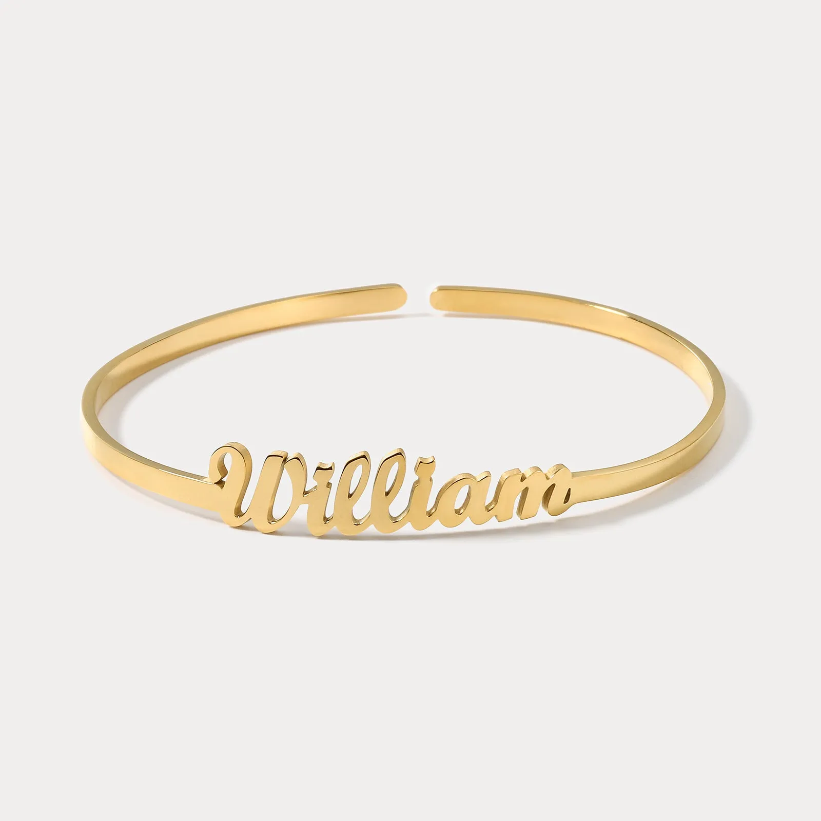 Custom Name Cuff Bracelet