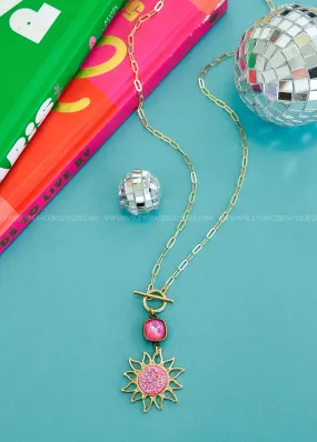 Dawn Pendant Necklace by Pink Panache