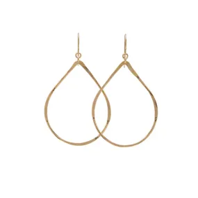 Dew Drop Small Earrings in gold by Kenda Kist