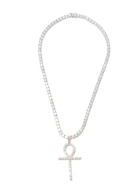 Diamond Ankh Necklace