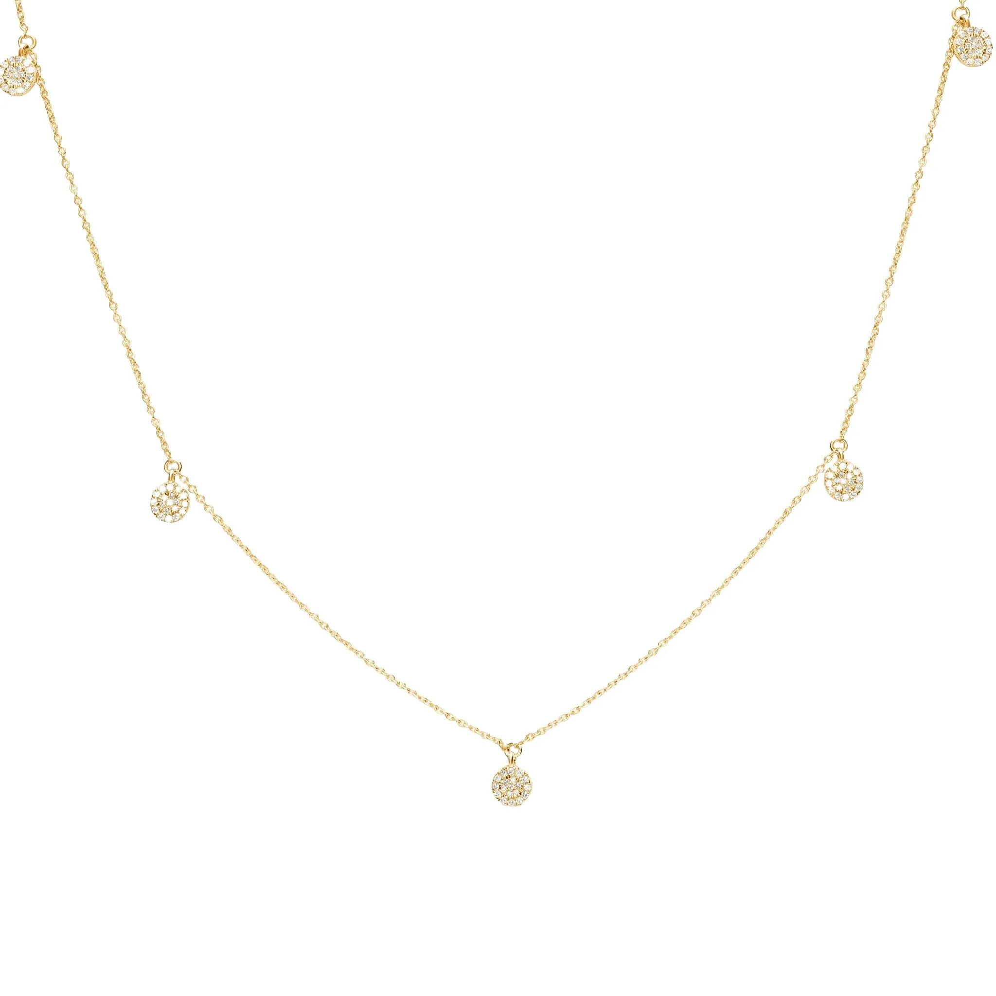 Diamond Station Necklace