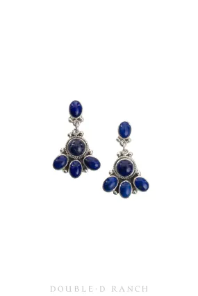 Earrings, Federico, Drop, Lapis,  Hallmark, Contemporary, 1555G