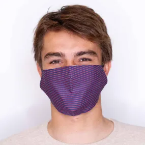 Elegant Pin Stripe Cotton Men’s Mask