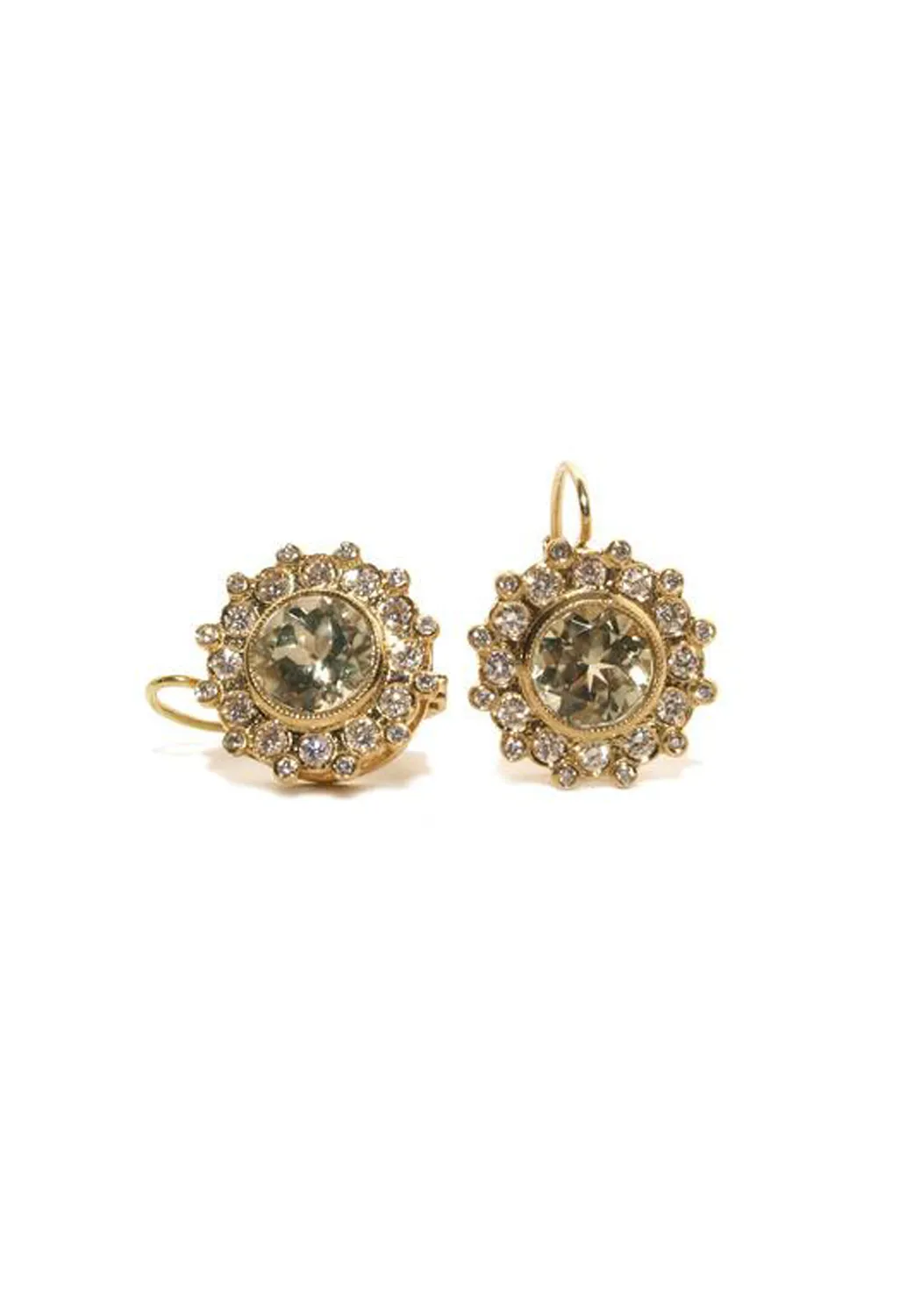 Erica Courtney 18KRG Diamond & Zultanite Drop Earrings