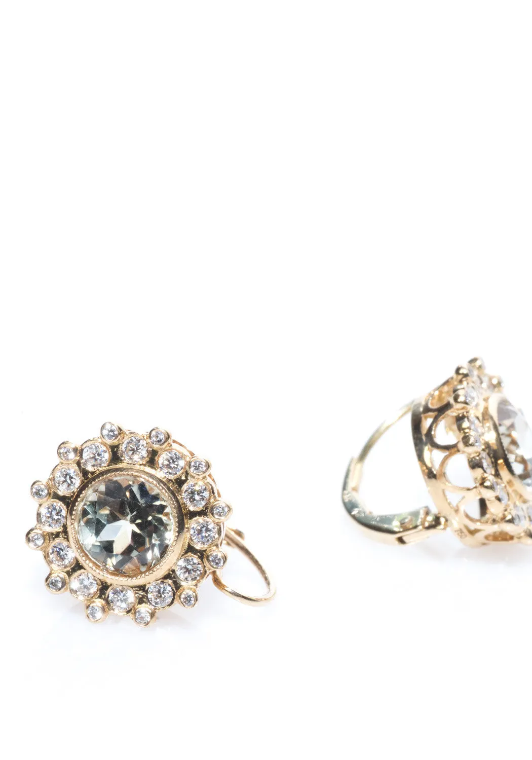 Erica Courtney 18KRG Diamond & Zultanite Drop Earrings