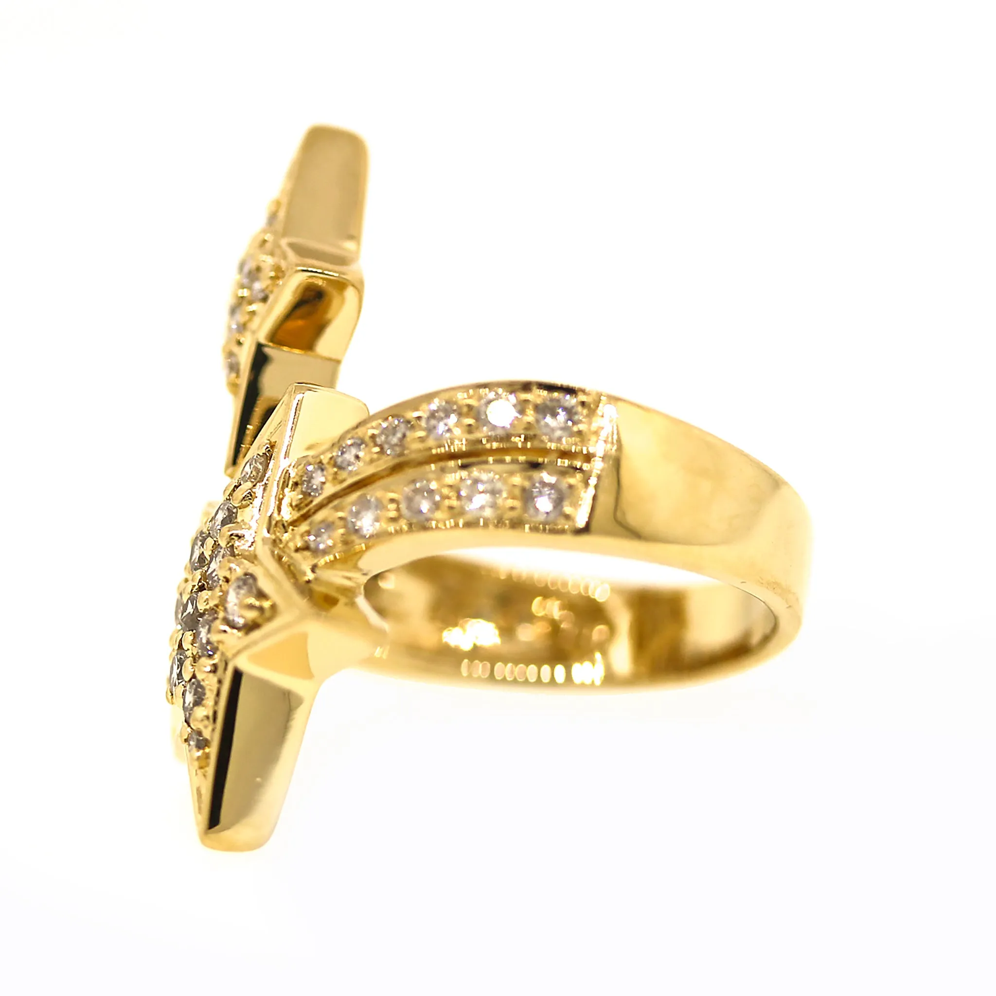 Fortunoff Shooting Star Diamond Ring in 18k Gold