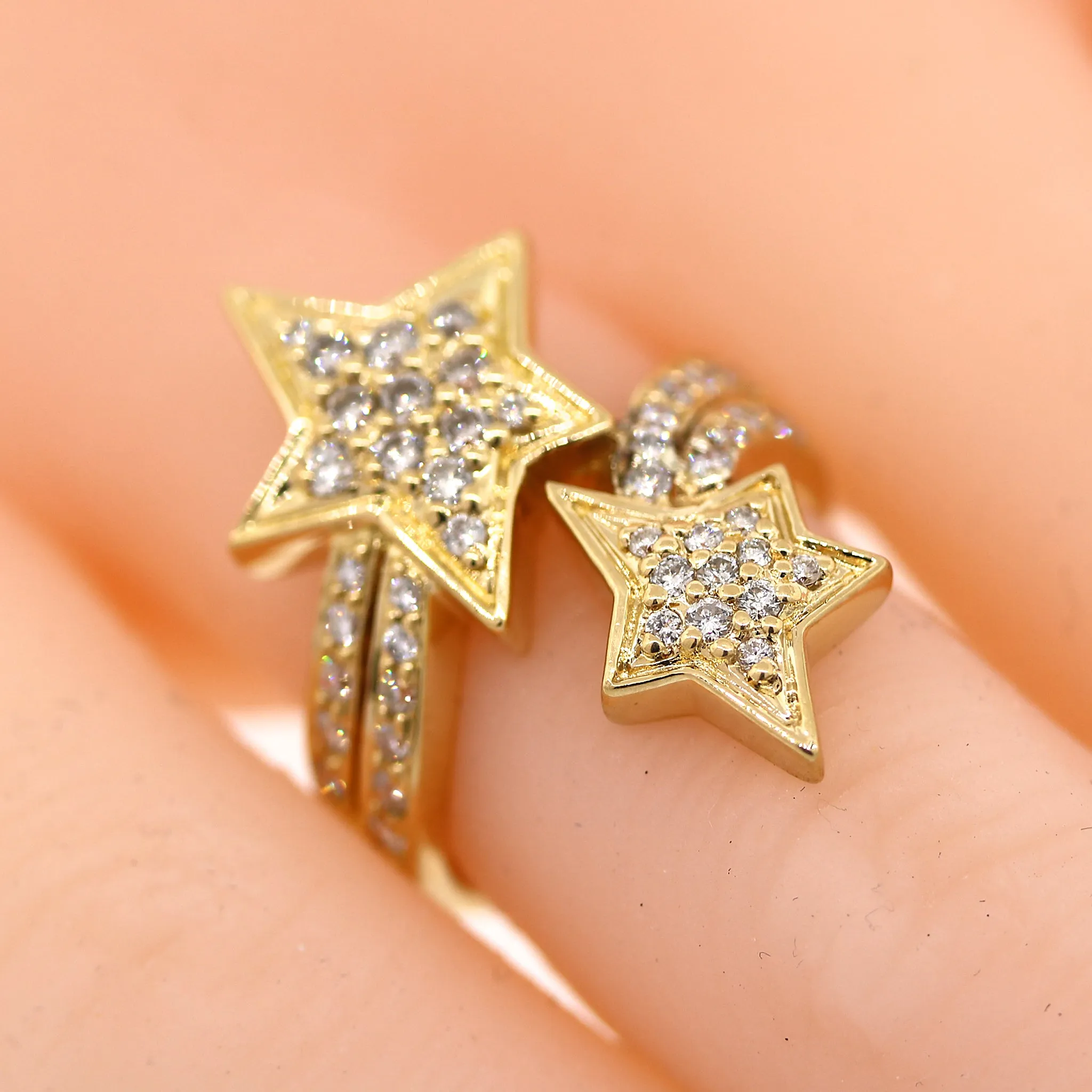 Fortunoff Shooting Star Diamond Ring in 18k Gold