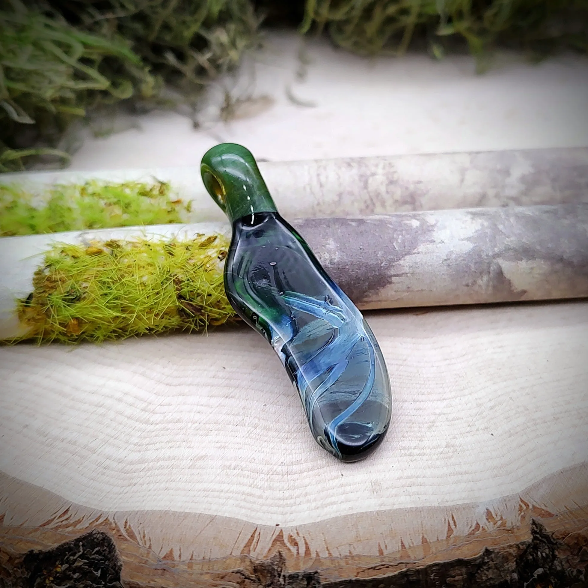 Fumed Askew Pendant (Ready To Ship)