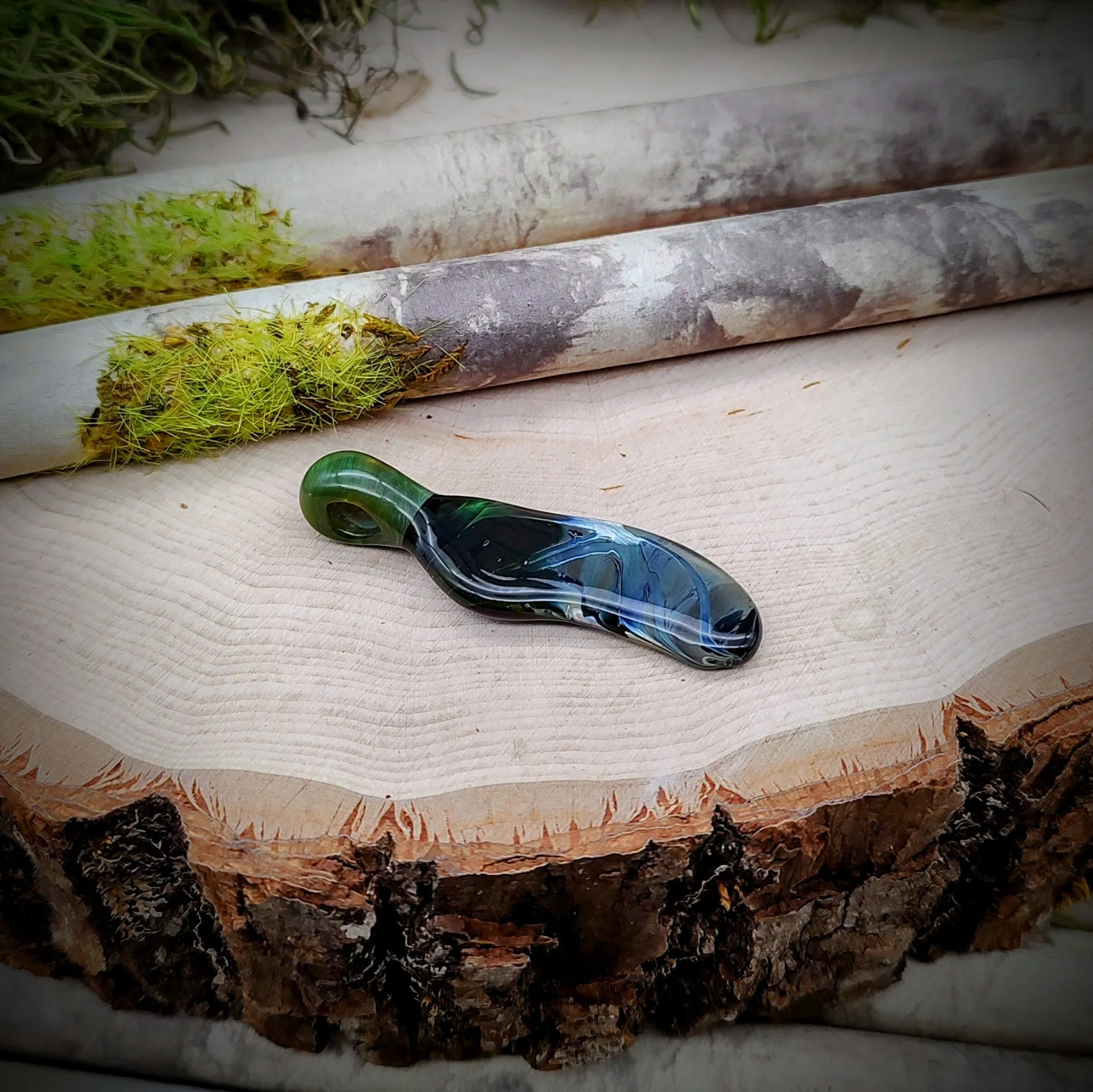 Fumed Askew Pendant (Ready To Ship)