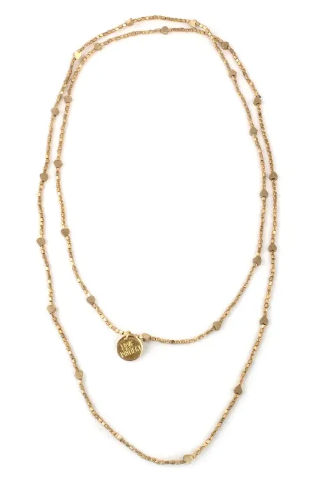 Gia Golden Heart Necklace