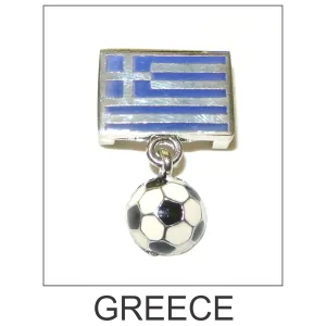 Greece Soccer Ball Bracelet