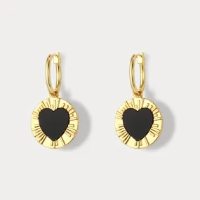 Heart Drop Earrings