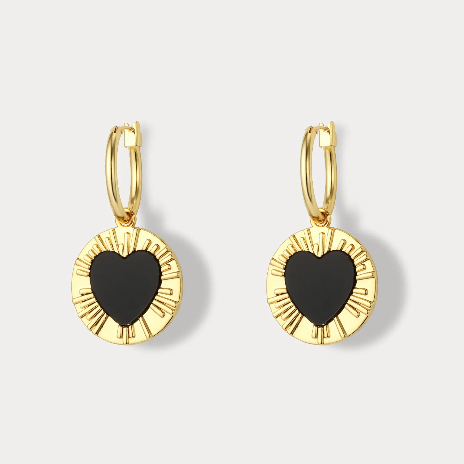 Heart Drop Earrings