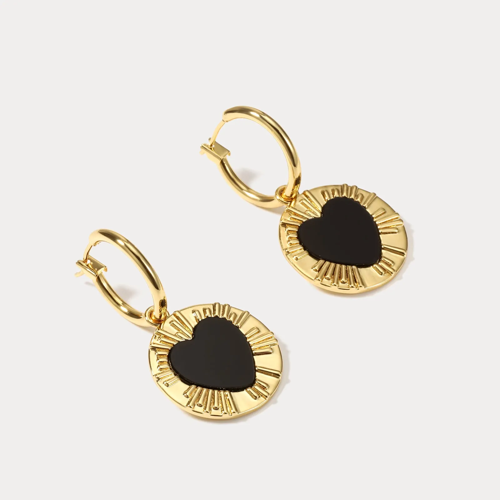 Heart Drop Earrings