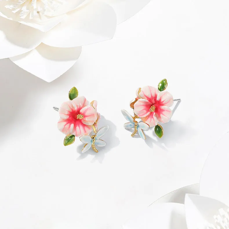 Hibiscus Earrings