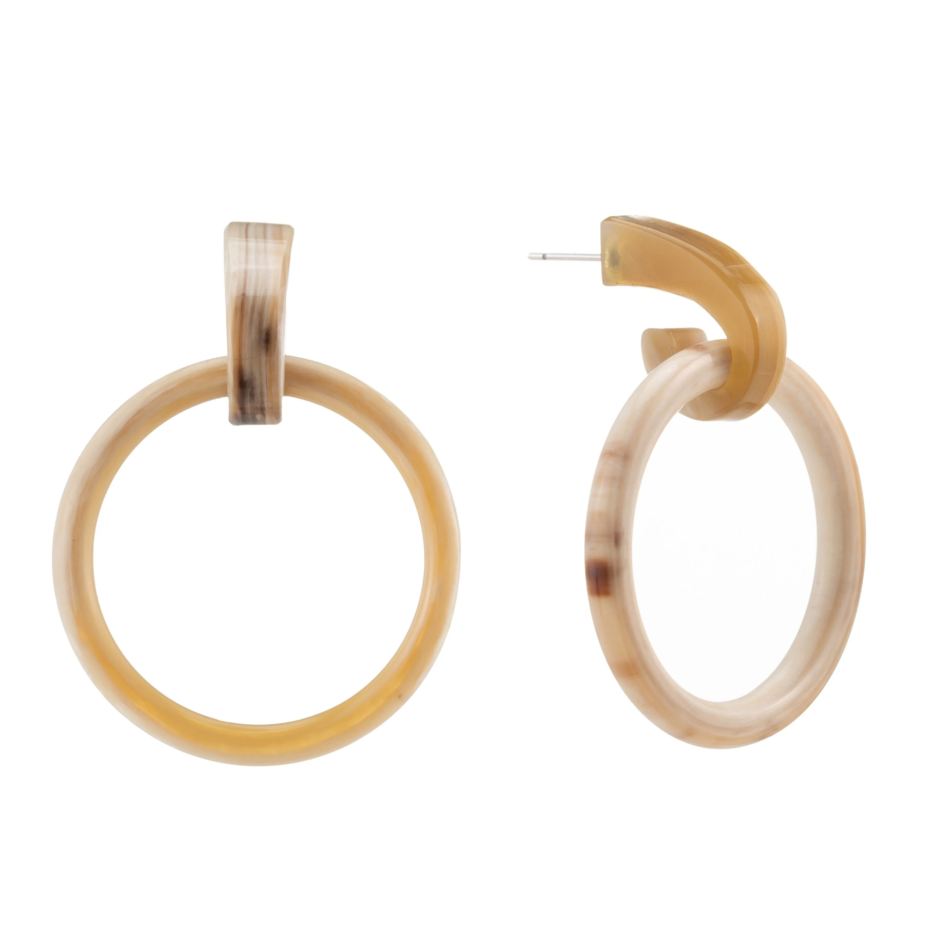 Sure! Here’s an optimized title for the e-commerce product:

Bohemian Inspiring Horn Earrings - Unique Handcrafted Statement Jewelry