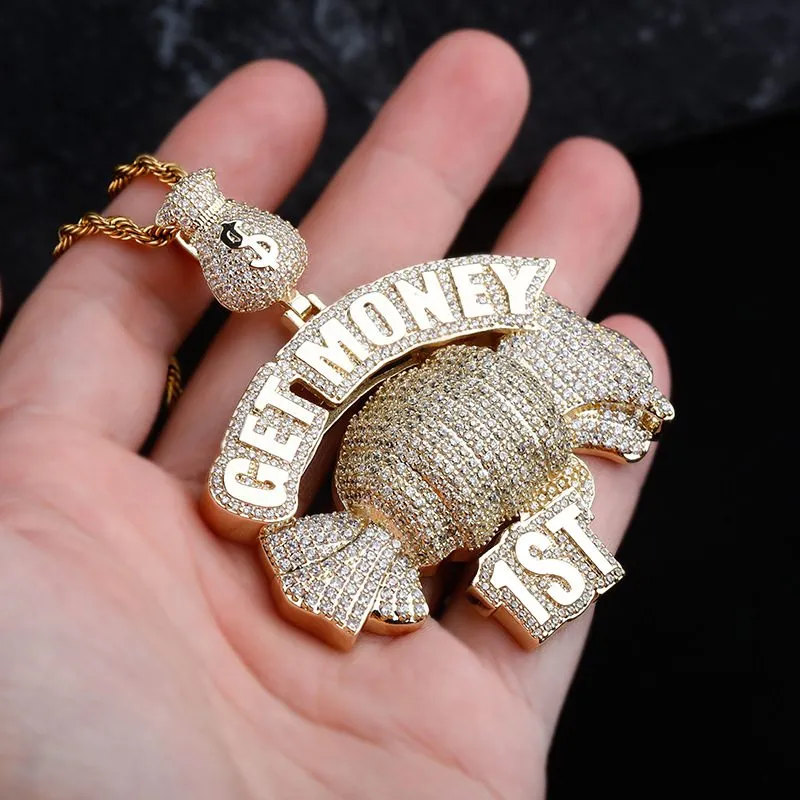 Iced Get Money First Candy Pendant