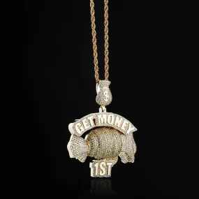 Iced Get Money First Candy Pendant