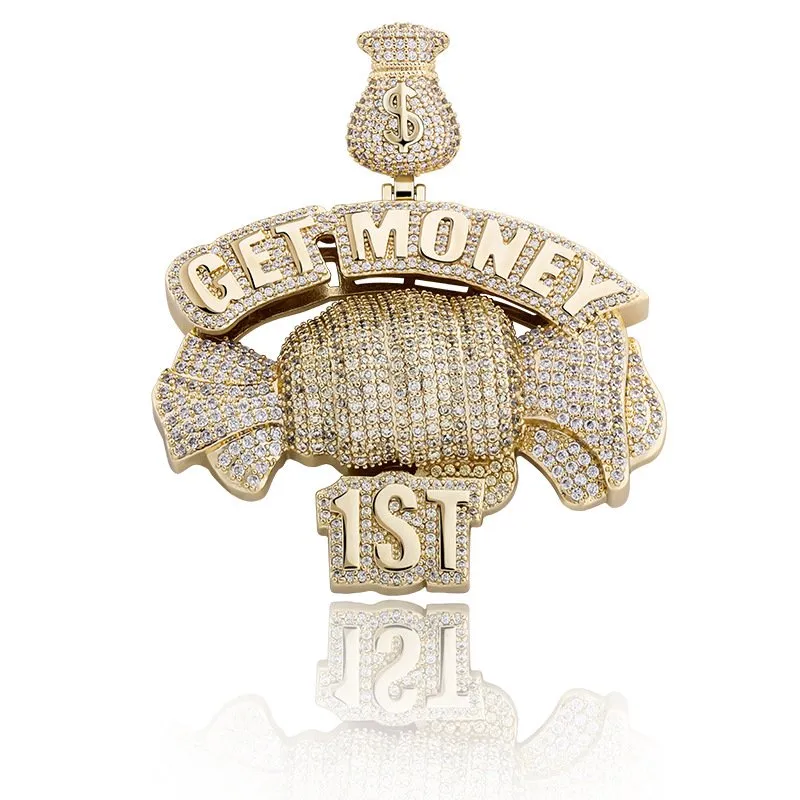 Iced Get Money First Candy Pendant