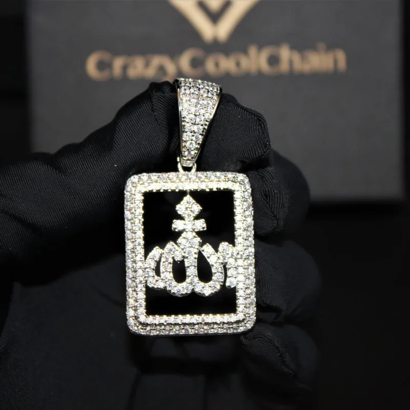 Iced New Allah Pendant