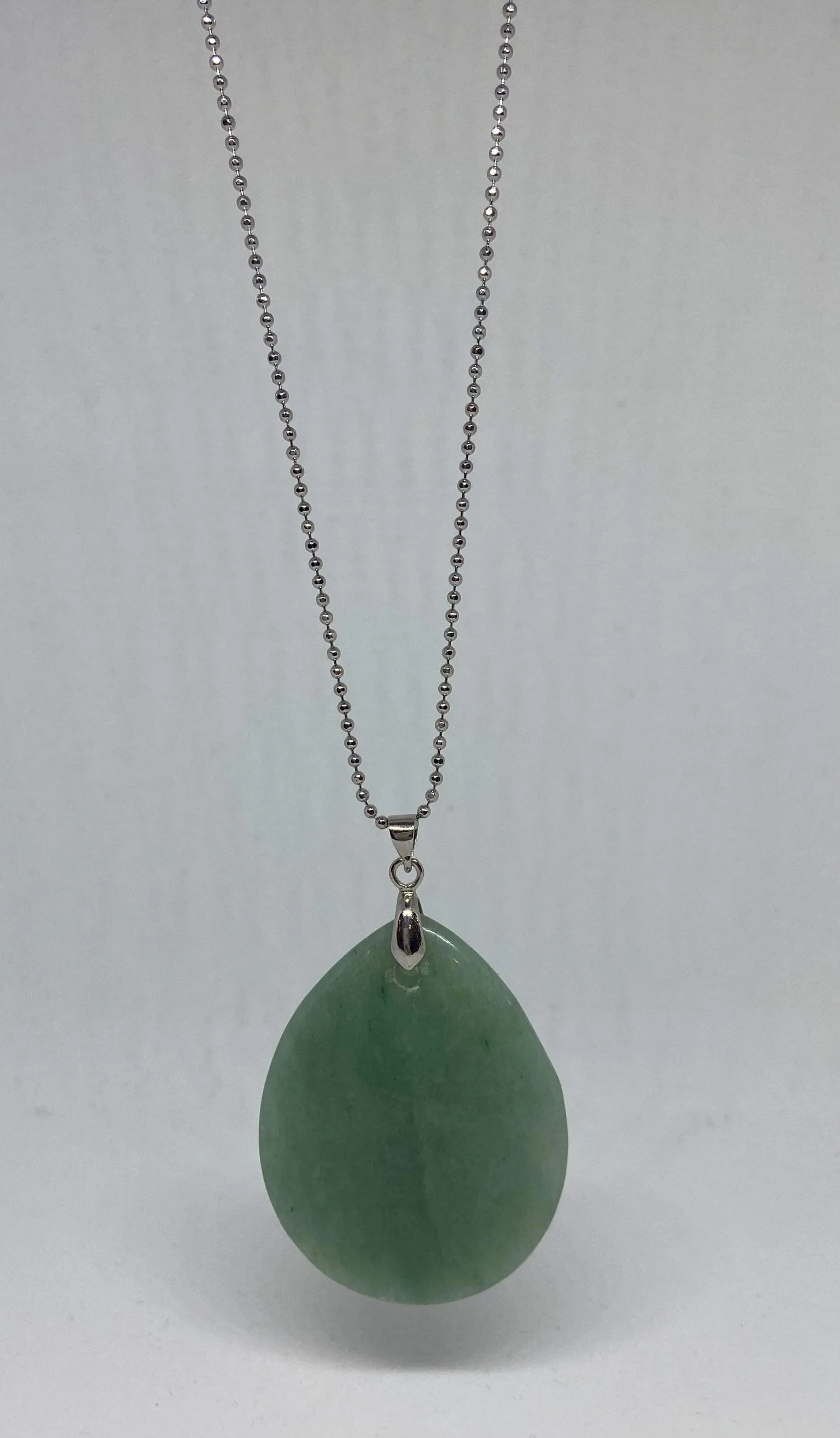 Jade Tear Drop Pendant