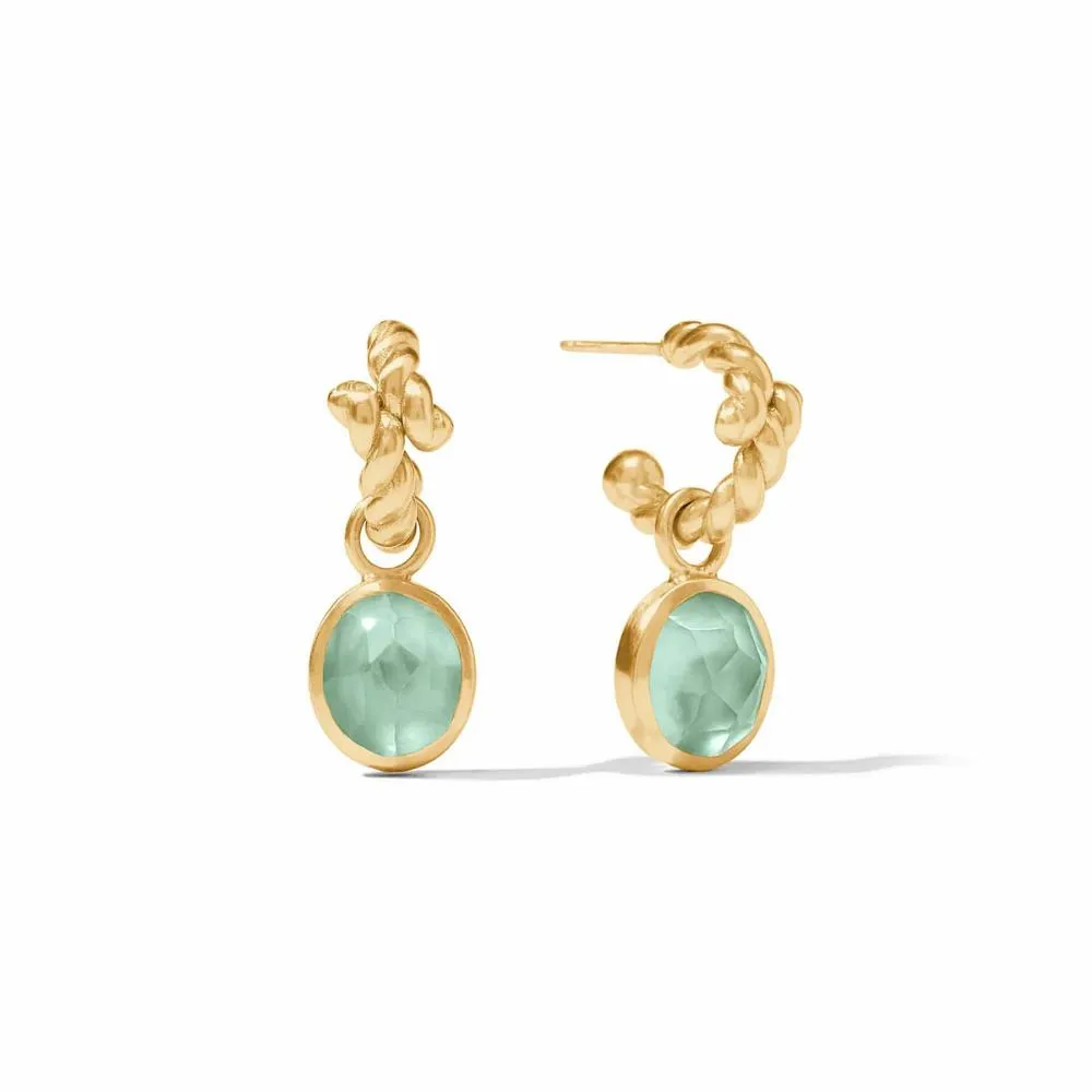 Julie Vos Nassau Hoop & Charm Earring