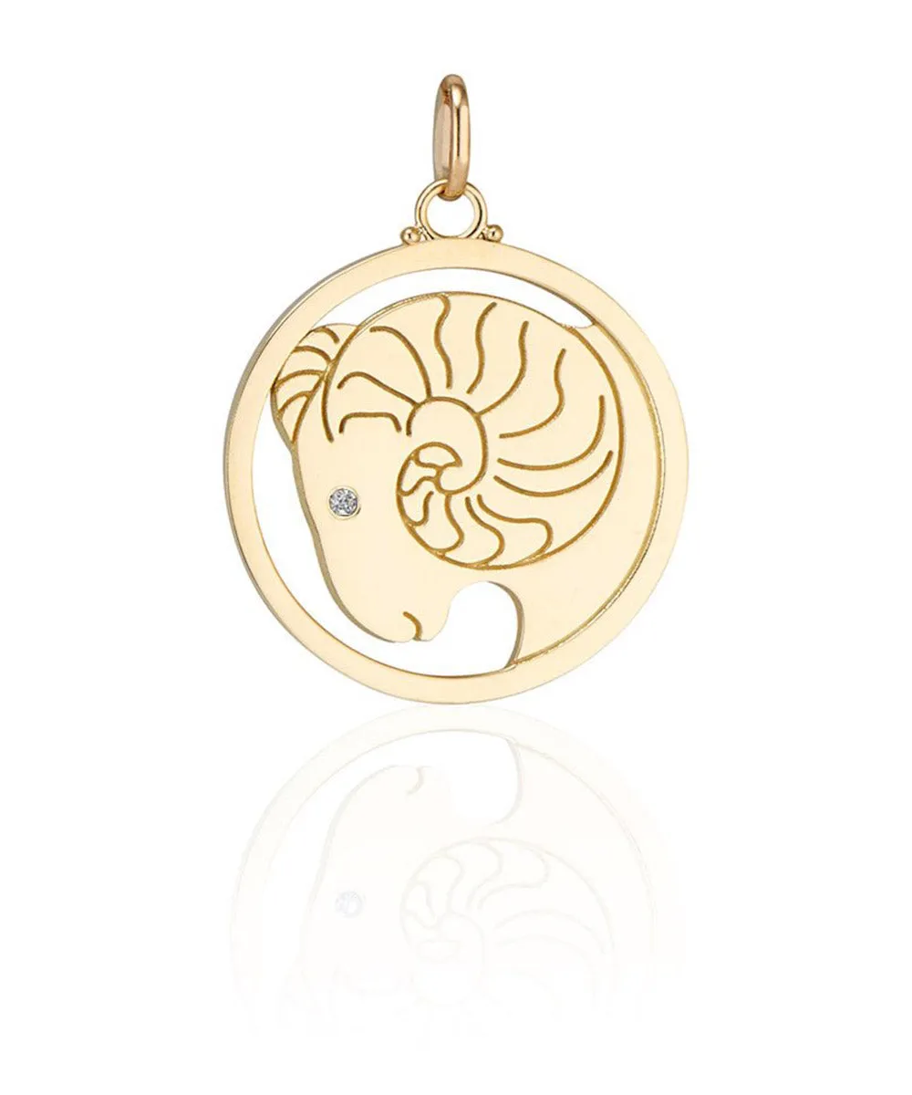 Large Aries Pendant