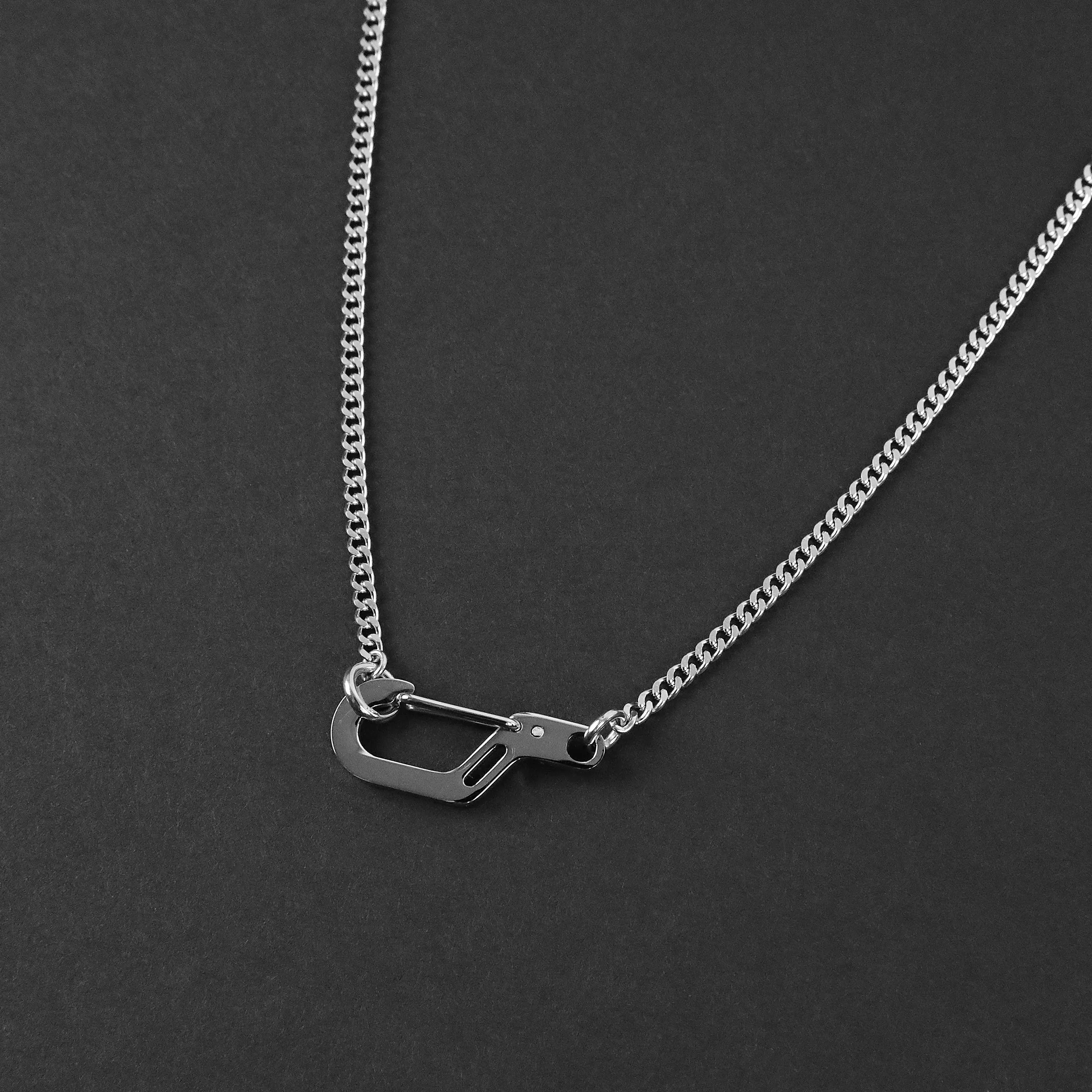 Latch Pendant Necklace - Silver