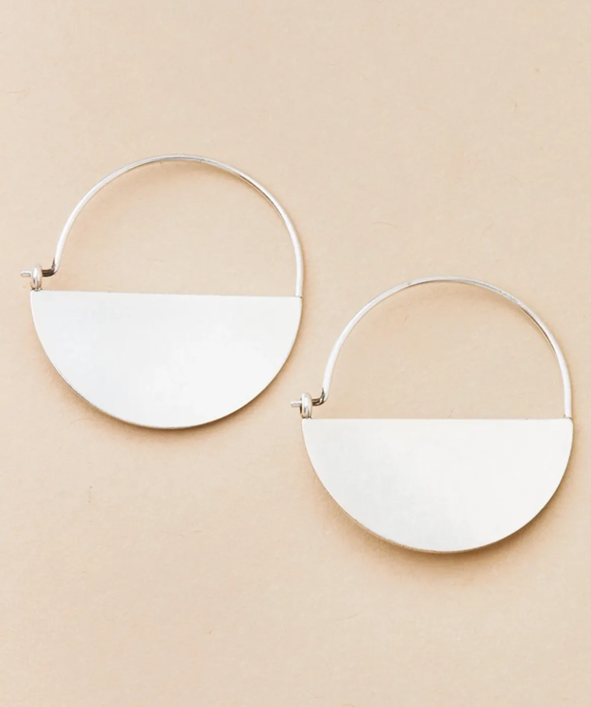 Lunar Hoop Earrings