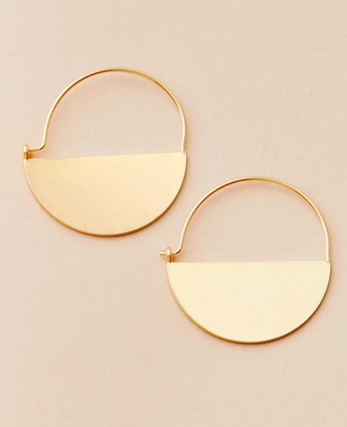 Lunar Hoop Earrings