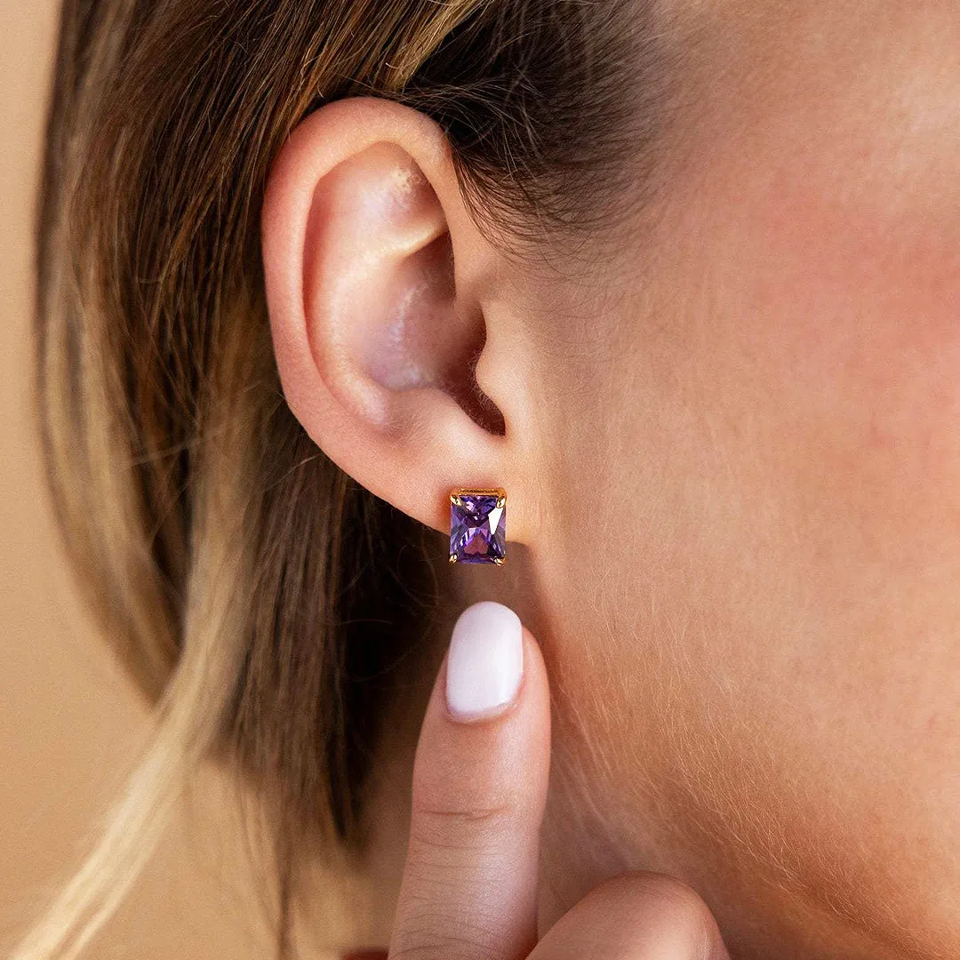 Luxe3573 - Birthstone Ear Studs