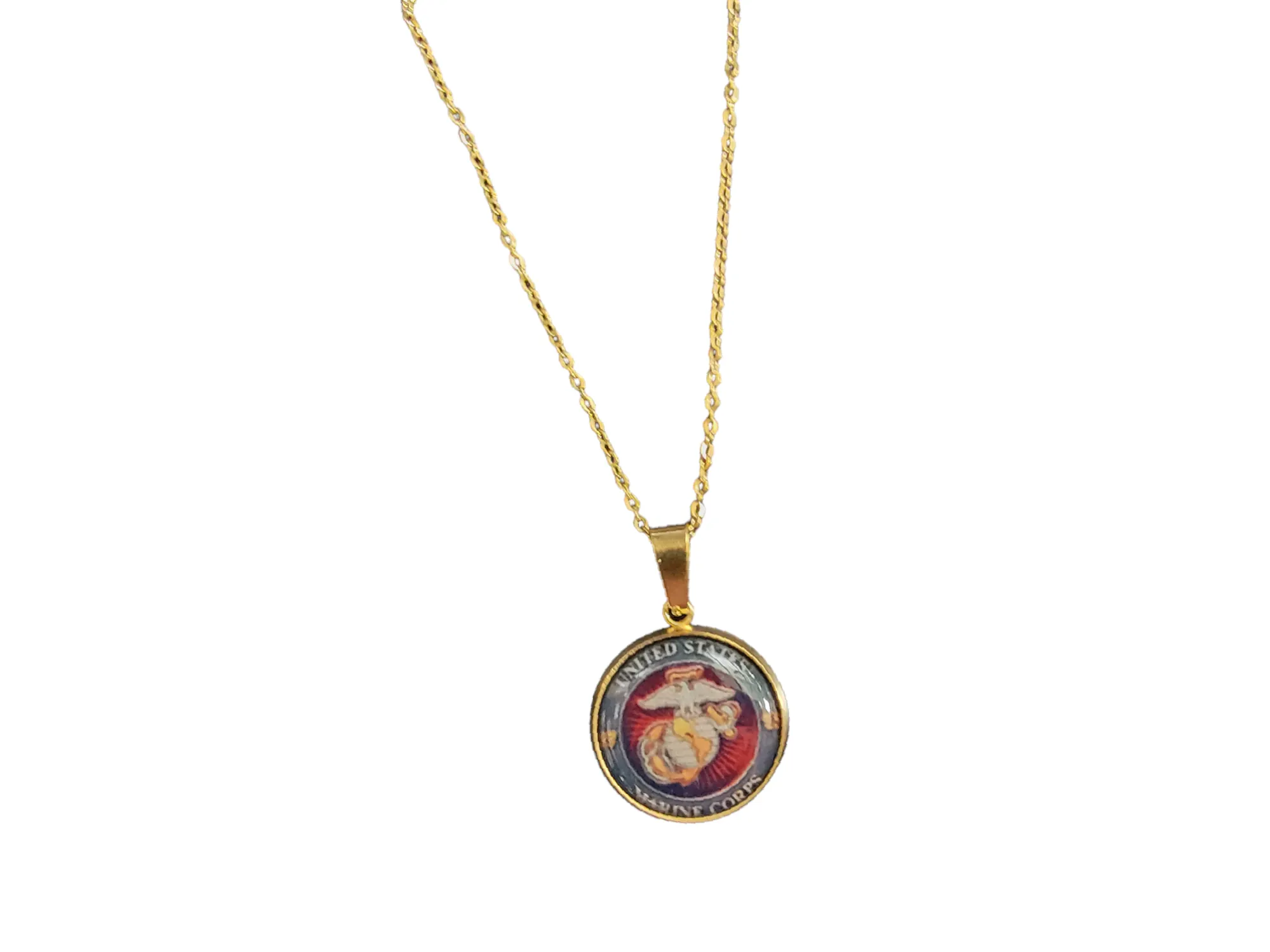 Marine Corp Pendant Necklace