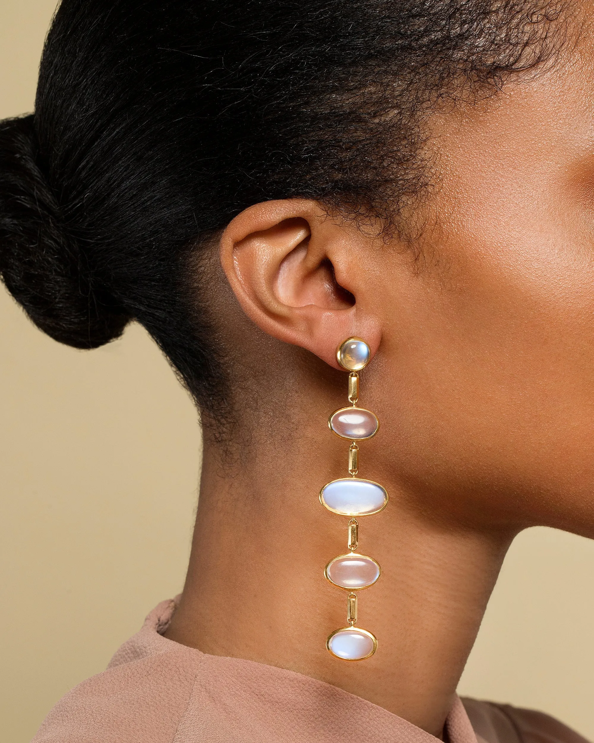 Moonstone Drop Earrings